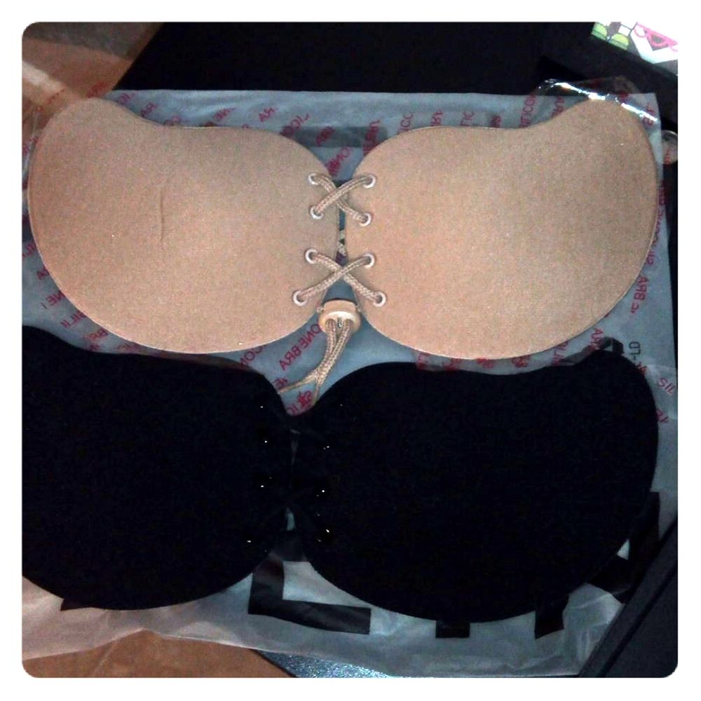 💞Backless push up sticky wing Style bra 💞
